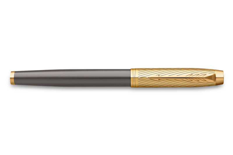 PARKER IM Premium vulpen met gravure | Premium stift | geschenkdoos | blauwe inkt | gepersonaliseerd cadeau | naam | gegraveerd | vulpen | verjaardag (zwart/goud G.C PARKER IM Premium vulpen met gravure | Premium stift | geschenkdoos | blauwe inkt | gepersonaliseerd cadeau | naam | gegraveerd | vulpen | verjaardag (zwart/goud G.C