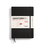 Leuchtturm1917 Agenda 2025 12M Hardcover Medium (A5) Weekly Planner/Notebook