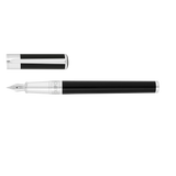 S.T. Dupont Initial zwart CT vulpen