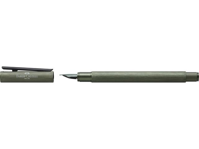 Faber-Castell Vulpen Neo Slim - Aluminium Olijf Groen