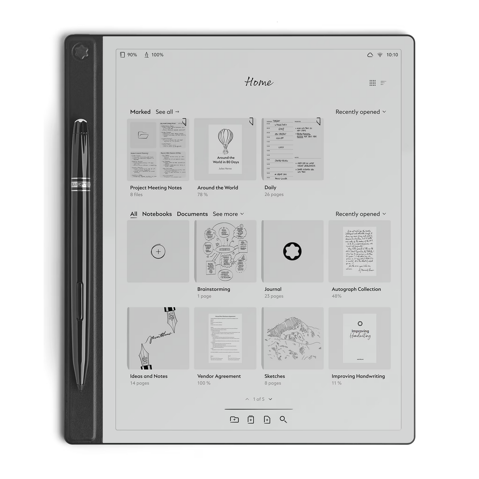 Montblanc Digital Paper, Mystery Black – P.W. Akkerman Den Haag