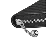 Montblanc 1-delig Croco-Embossed leren etui zwart met rits