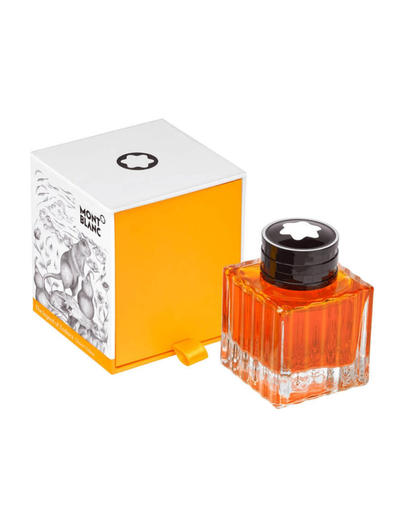 Montblanc The Legend of Zodiacs Ink Bottle 50 ml, geel