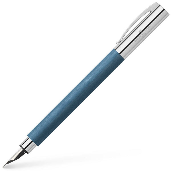 Faber-Castell Ambition Precious Resin blauw vulpen