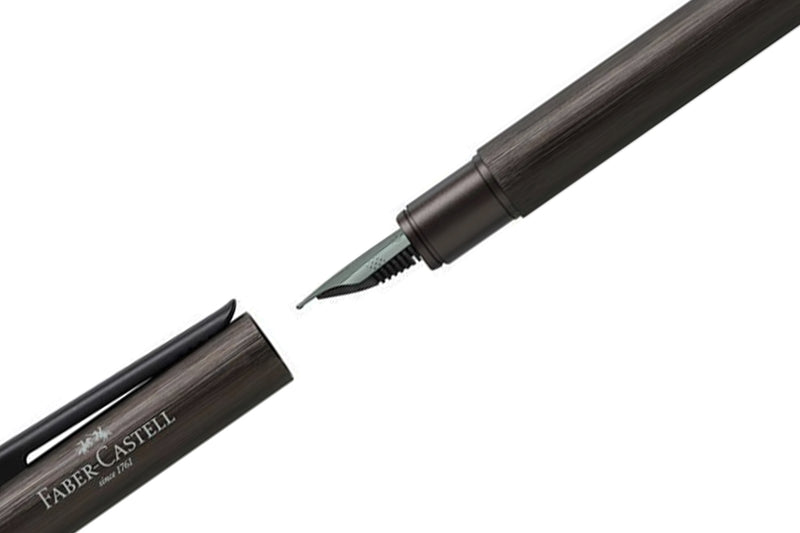 Faber-Castell NEO Slim Aluminium Vulpen Gun Metal