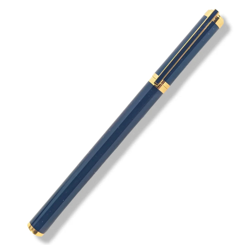 S.T. Dupont Classique Slim Donker Blauw Lacquer Vulpen