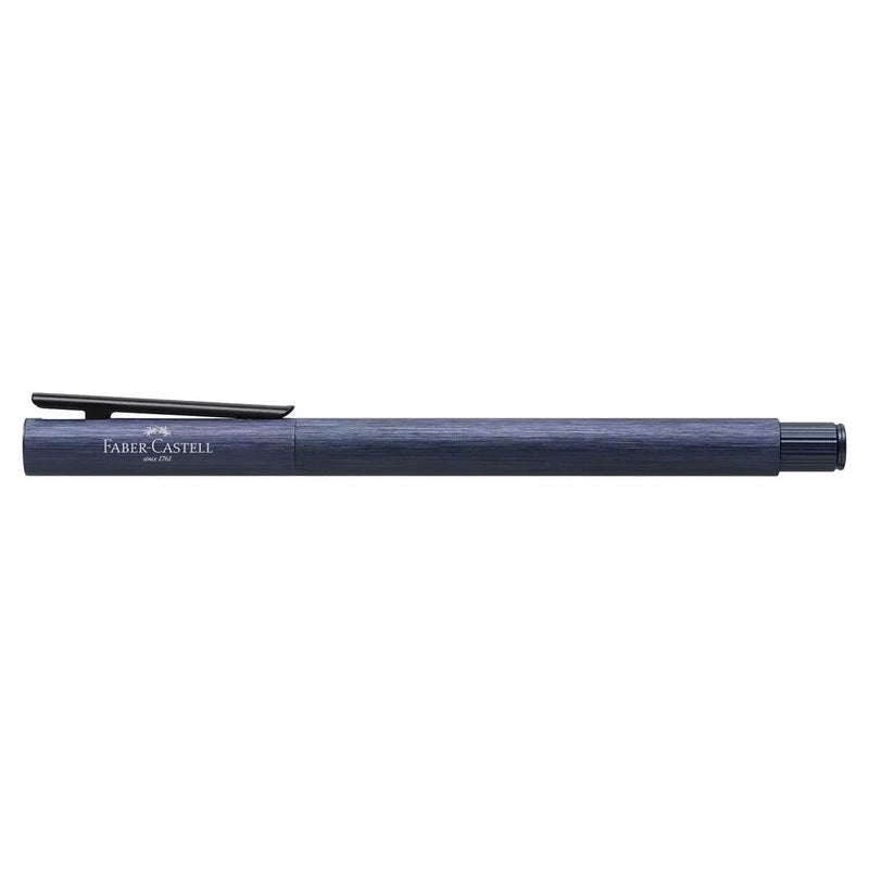 Faber-Castell NEO Slim Aluminium Blauw Vulpen