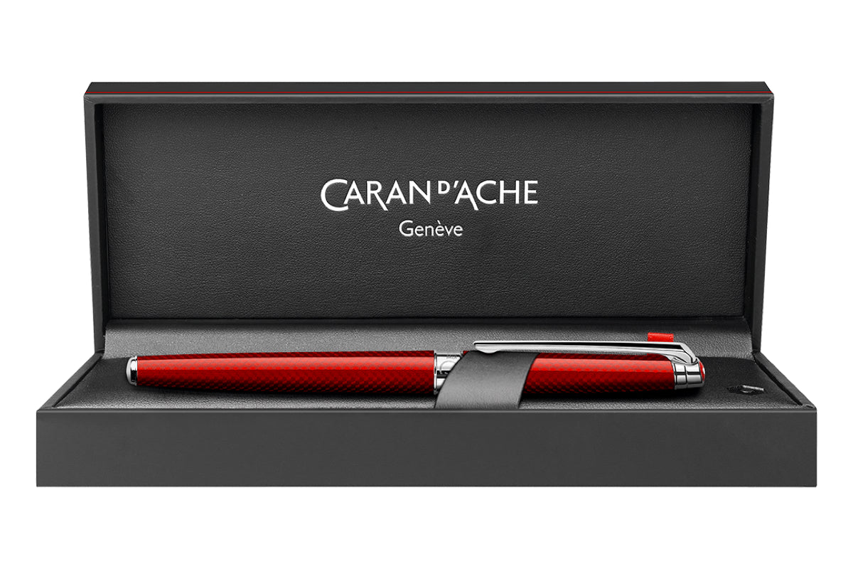 Caran d´Ache Léman Slim Scarlet Red Fountain Pen, Lacquer, 4791.770 - Iguana Sell