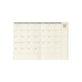 Traveler's Company Navulling 2027 Monthly Diary Passport 