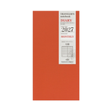 Traveler's Company Navulling 2027 Monthly Diary Regular