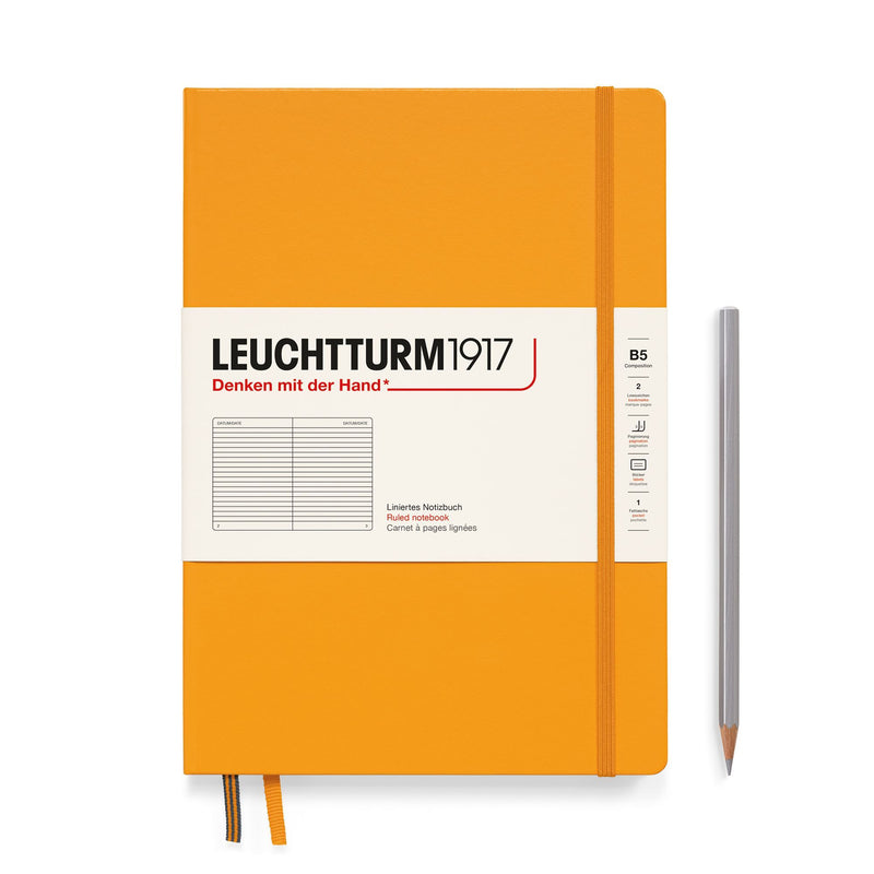 Leuchtturm1917 notitieboek Hardcover Composition B5 gelinieerd