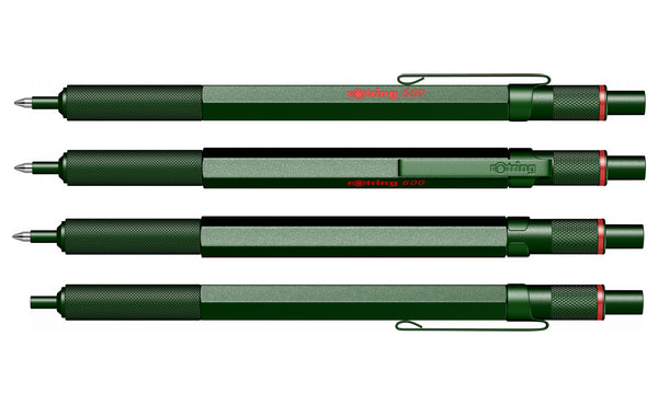 Rotring 600 balpen groen