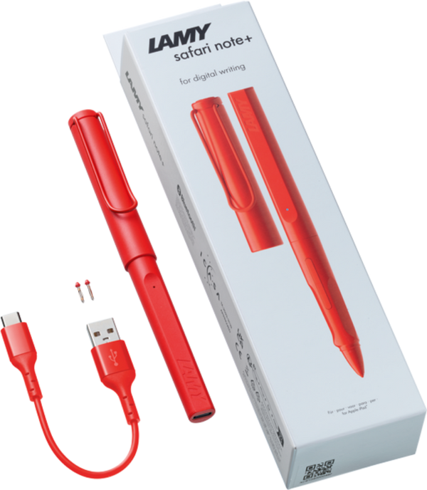 Lamy Safari Note + Digital Writing Rood