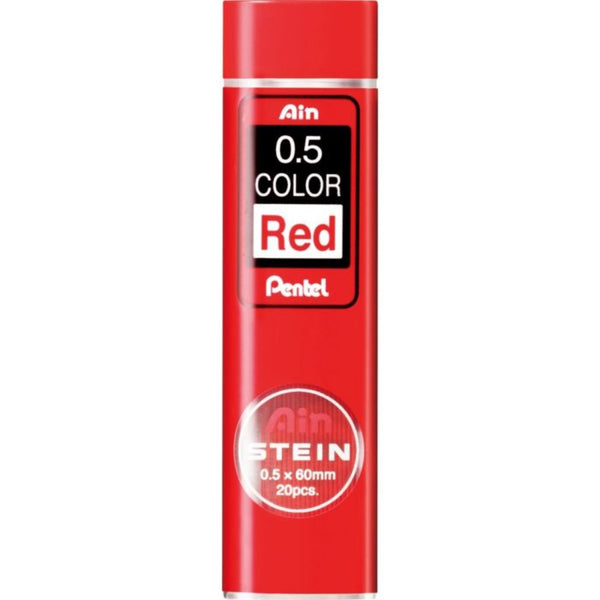 Pentel potloodstiftjes 0,5 mm Rood