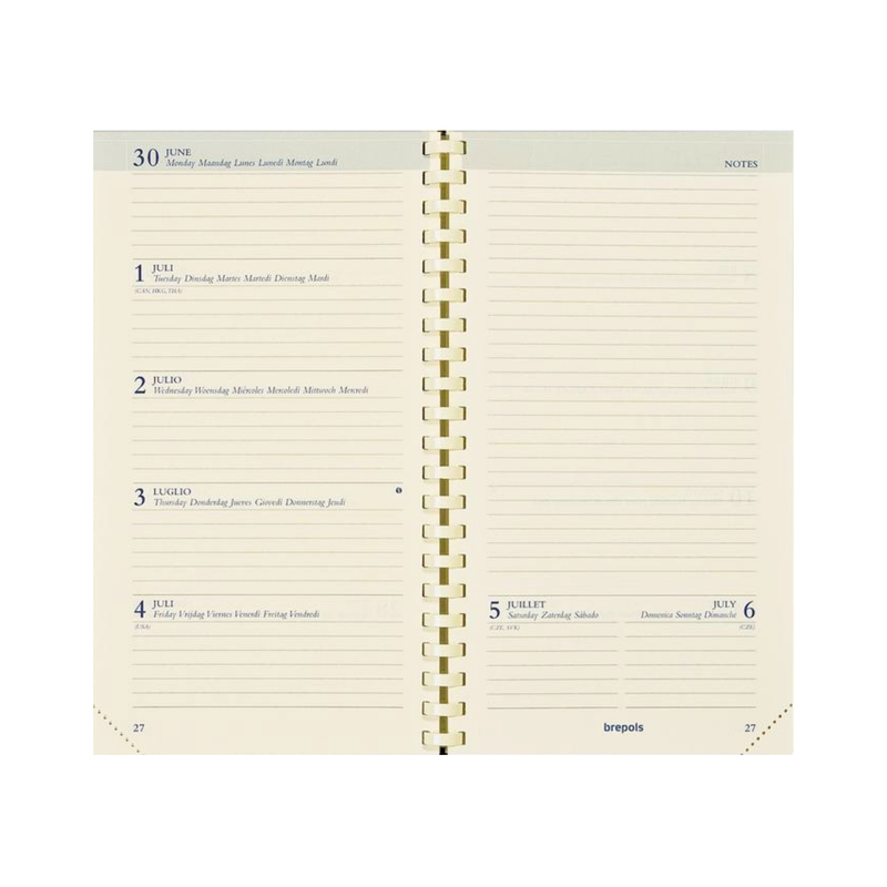 Brepols Agendavulling 2026 Notaplan