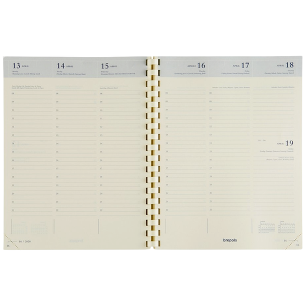 Brepols Agendavulling 2026 Timing