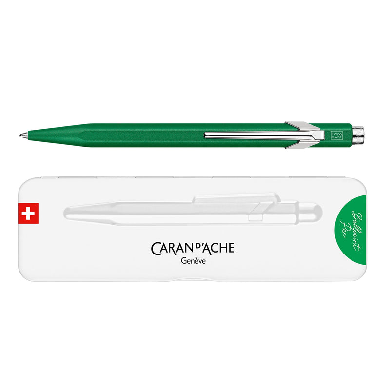 Caran d'Ache 849 Colormat-X Groen Balpen 