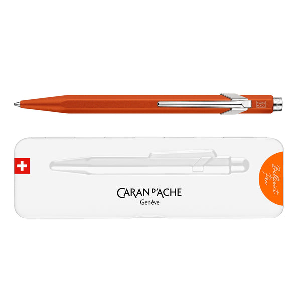 Caran d'Ache 849 Colormat-X Oranje Balpen 