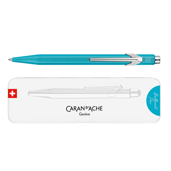 Caran d'Ache 849 Colormat-X Turquoise Balpen