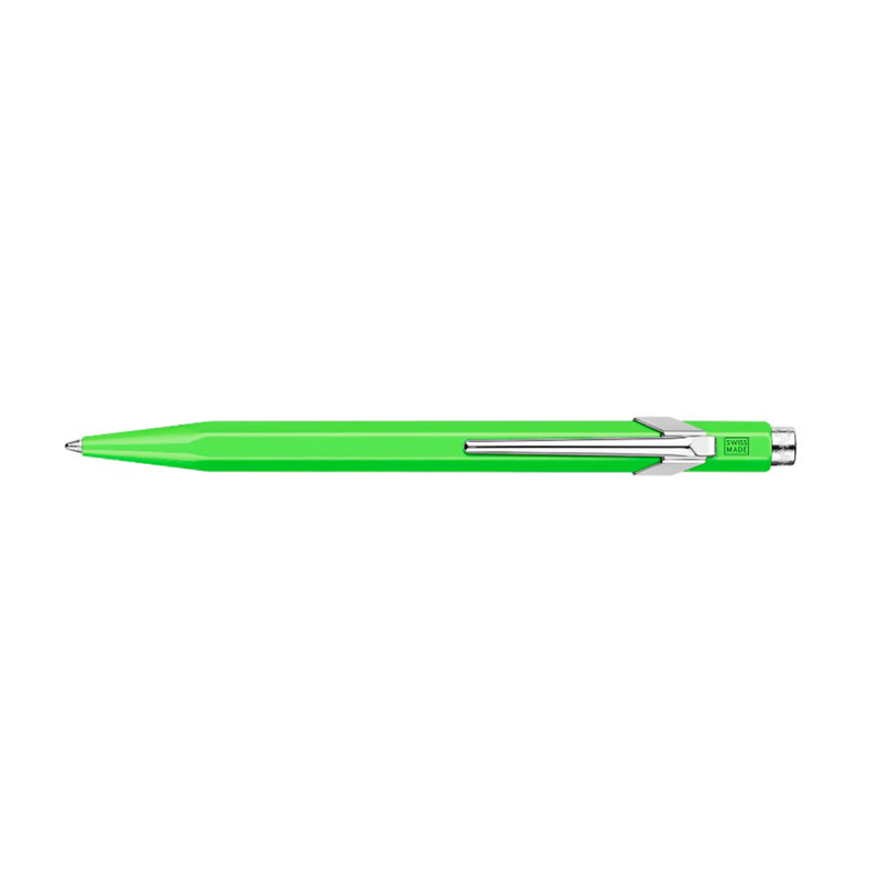 Caran d'Ache 849 groen neon balpen
