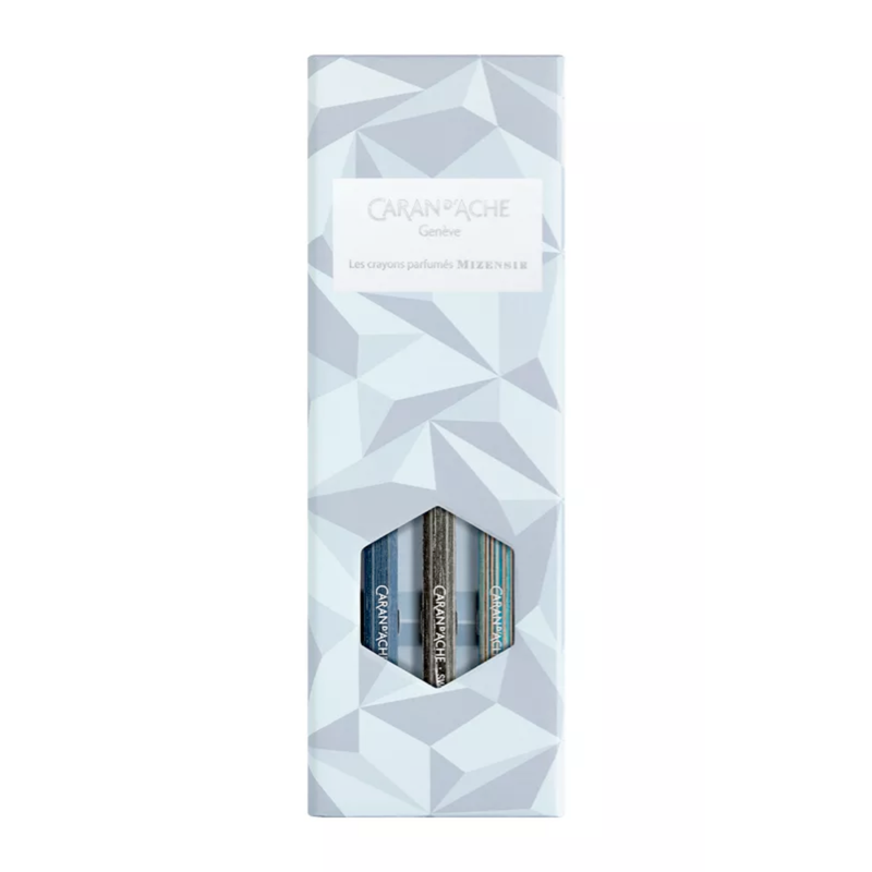 Caran d'Ache Alpine Frost Set van 3 HB Potloden met Geur