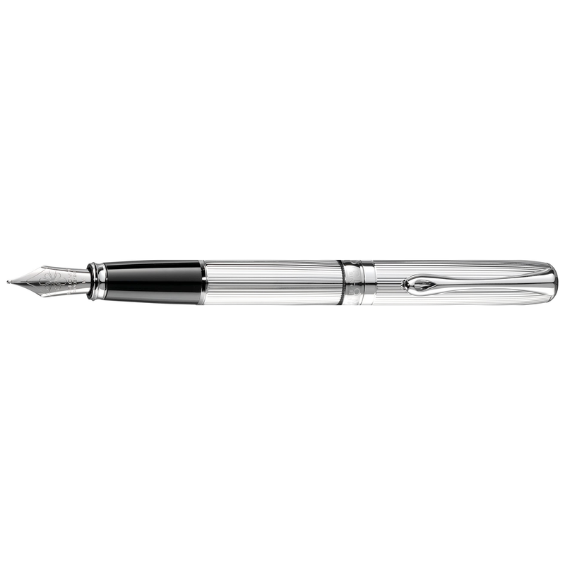 Diplomat Excellence A2 Guilloche Chrome CT vulpen