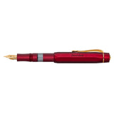 Kaweco Piston AL-Sport Bordeaux Red Vulpen met inkt