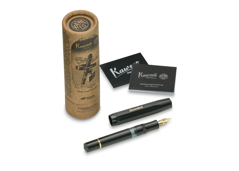 Kaweco Classic Sport Black Piston Vulpen 