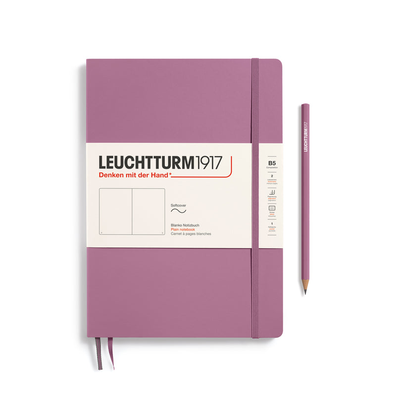 Leuchtturm1917 notitieboek Softcover Composition B5 blanco Dusty Rose