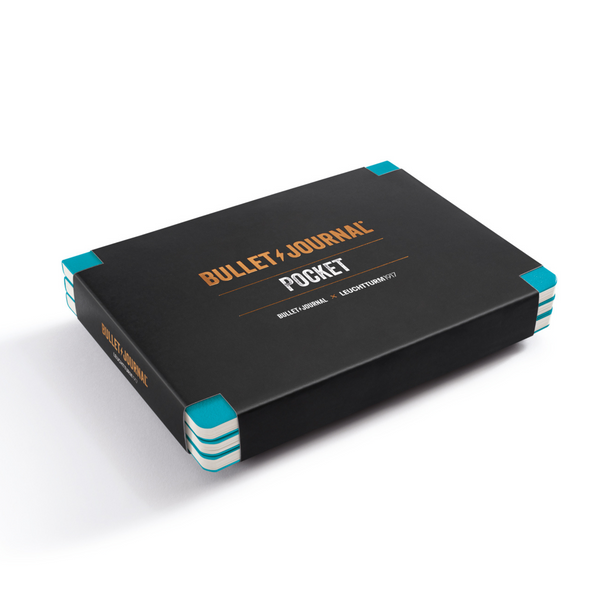 Leuchtturm Bullet Journal Pocket Turquoise (3-pack)