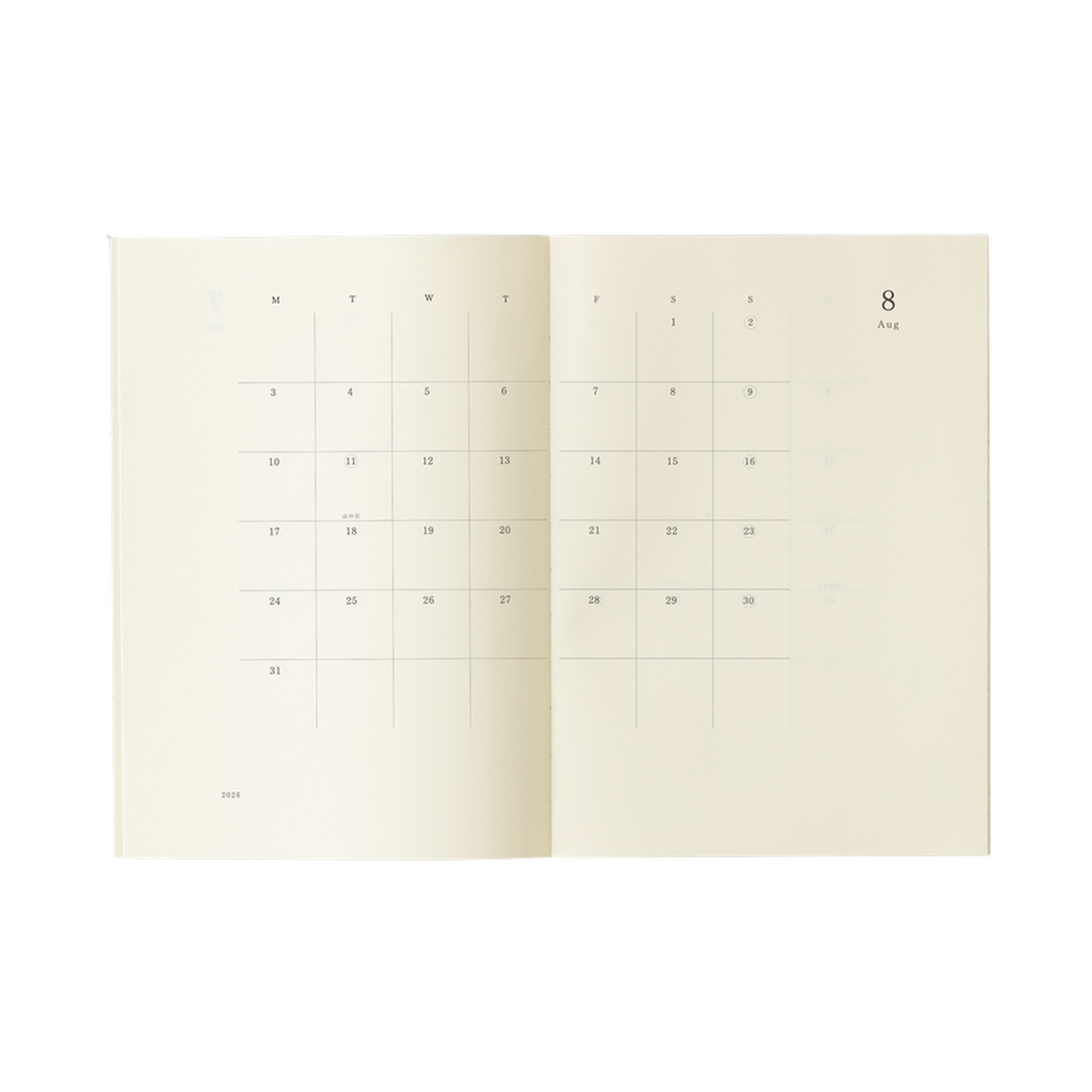 Midori MD Notebook Diary A5 2026 – P.W. Akkerman Den Haag