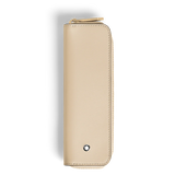 Montblanc 1-delig meisterstuck etui met rits cloudy beige