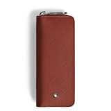 Montblanc 2-delig Sartorial etui met rits red oak