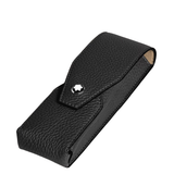 Montblanc Grain black envelope pen etui, 2-delig