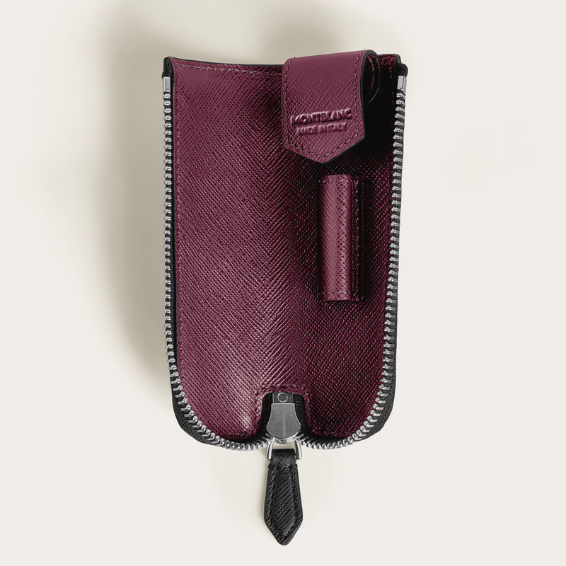 Montblanc Heritage Rouge et Noir Baby Groen-Cassis etui met Rits (1 pen)