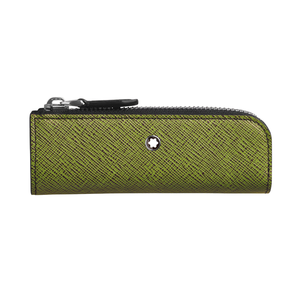 Montblanc Heritage Rouge et Noir Baby Groen-Cassis etui met Rits (1 pen)