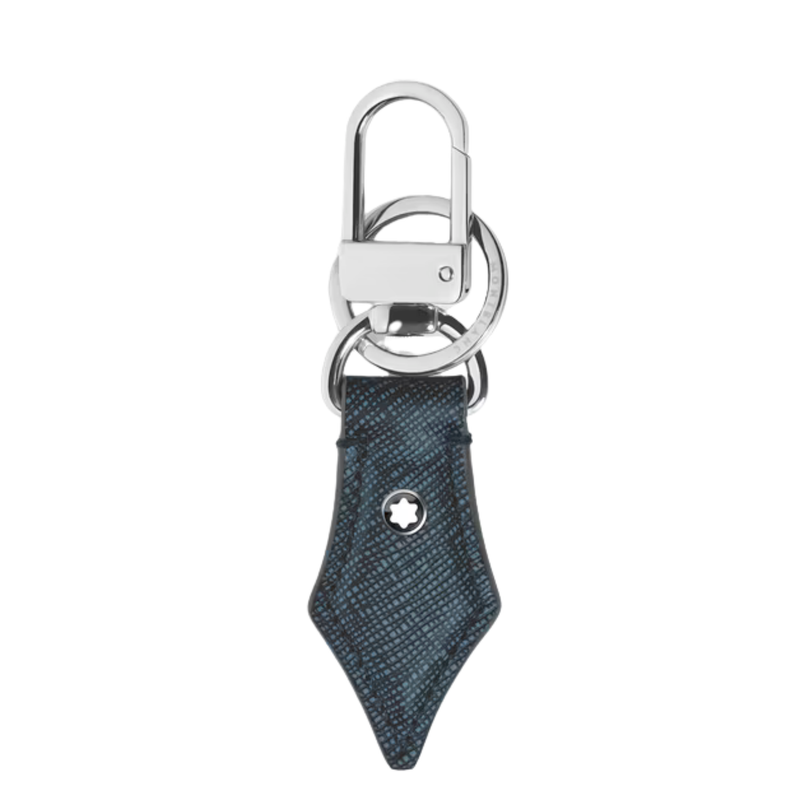 Montblanc Sartorial Nib Tweed Blauw Sleutelhanger