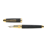 Nakaya Geitenkrimpleer verpakte pen (zwart en goud) 