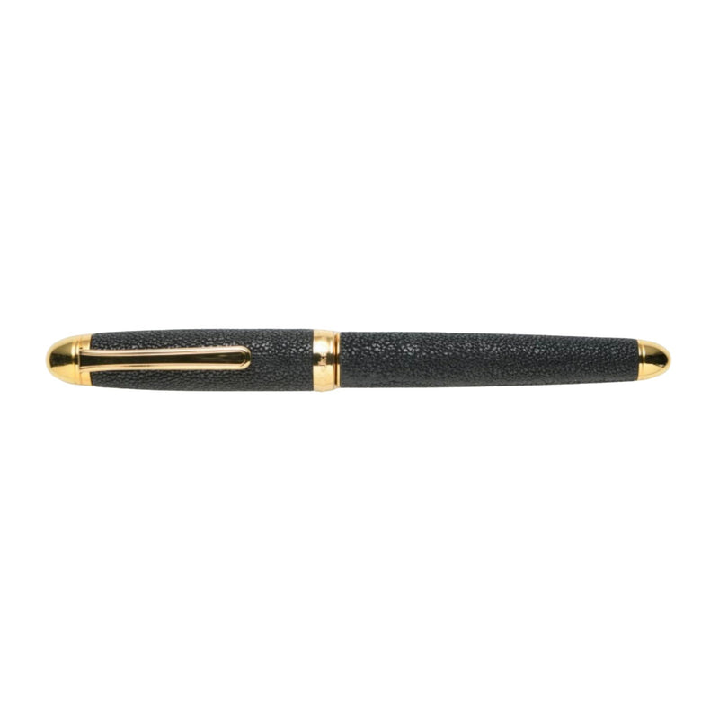 Nakaya Geitenkrimpleer verpakte pen (zwart en goud) 