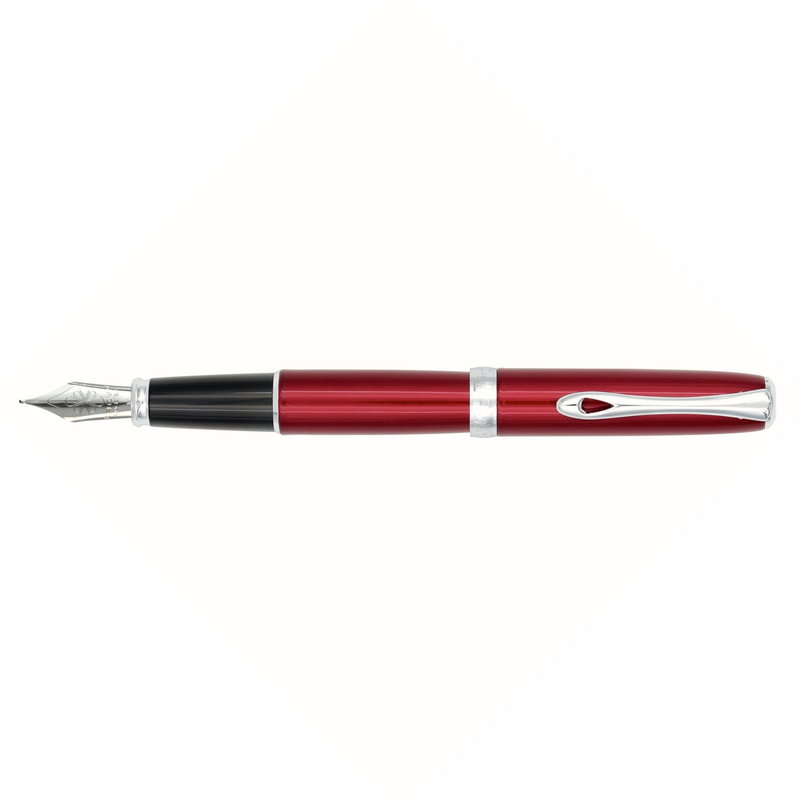 Diplomat Excellence A2 Magma Red CT vulpen - P.W. Akkerman Den Haag