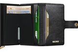 Secrid Premium Miniwallet Emboss Diamond Zwart