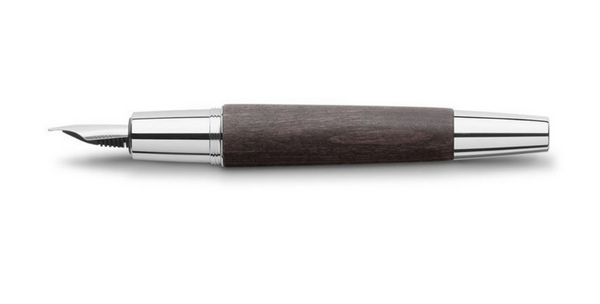 Faber-Castell E-Motion Wood Zwart Vulpen