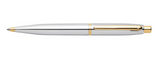 Sheaffer VFM Polished chrome gold plated balpen