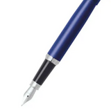 Sheaffer VFM Neon blue nickel plated vulpen