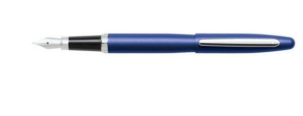 Sheaffer VFM Neon blue nickel plated vulpen