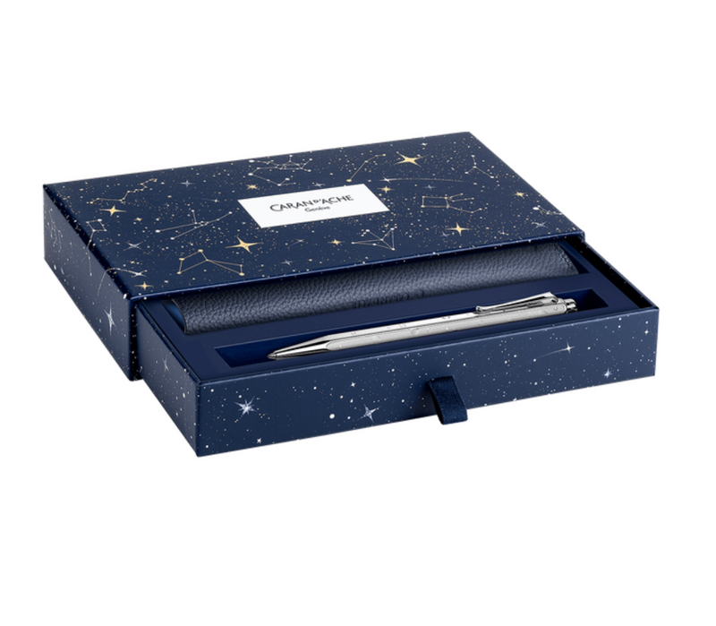 Caran d'Ache Ecridor Cosmic Blauw Balpen met etui