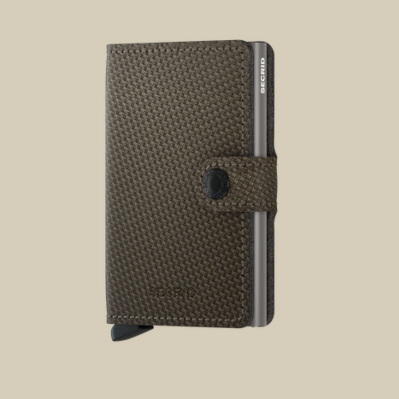 Secrid Miniwallet, Carbon Khaki