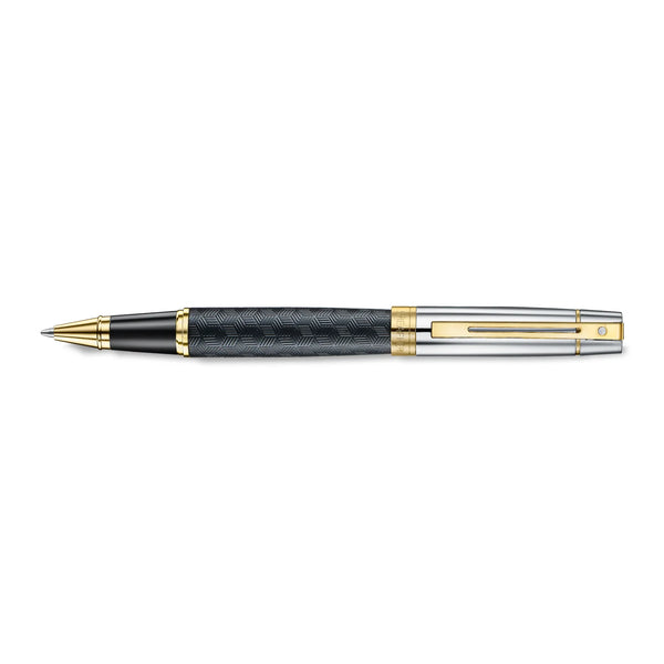 Sheaffer 300 Gegraveerd Mat Zwart Chroom GT Roller