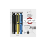 Sheaffer Kalligrafie Vulpen Maxi – Zwart, Blauw, Geel - Fijn / Medium / Breed