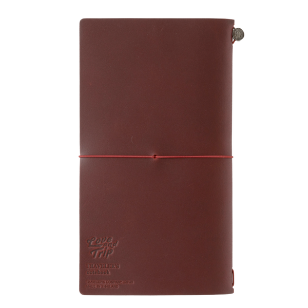 TRAVELER'S notebook Regular size LOVE AND TRIP Red 2